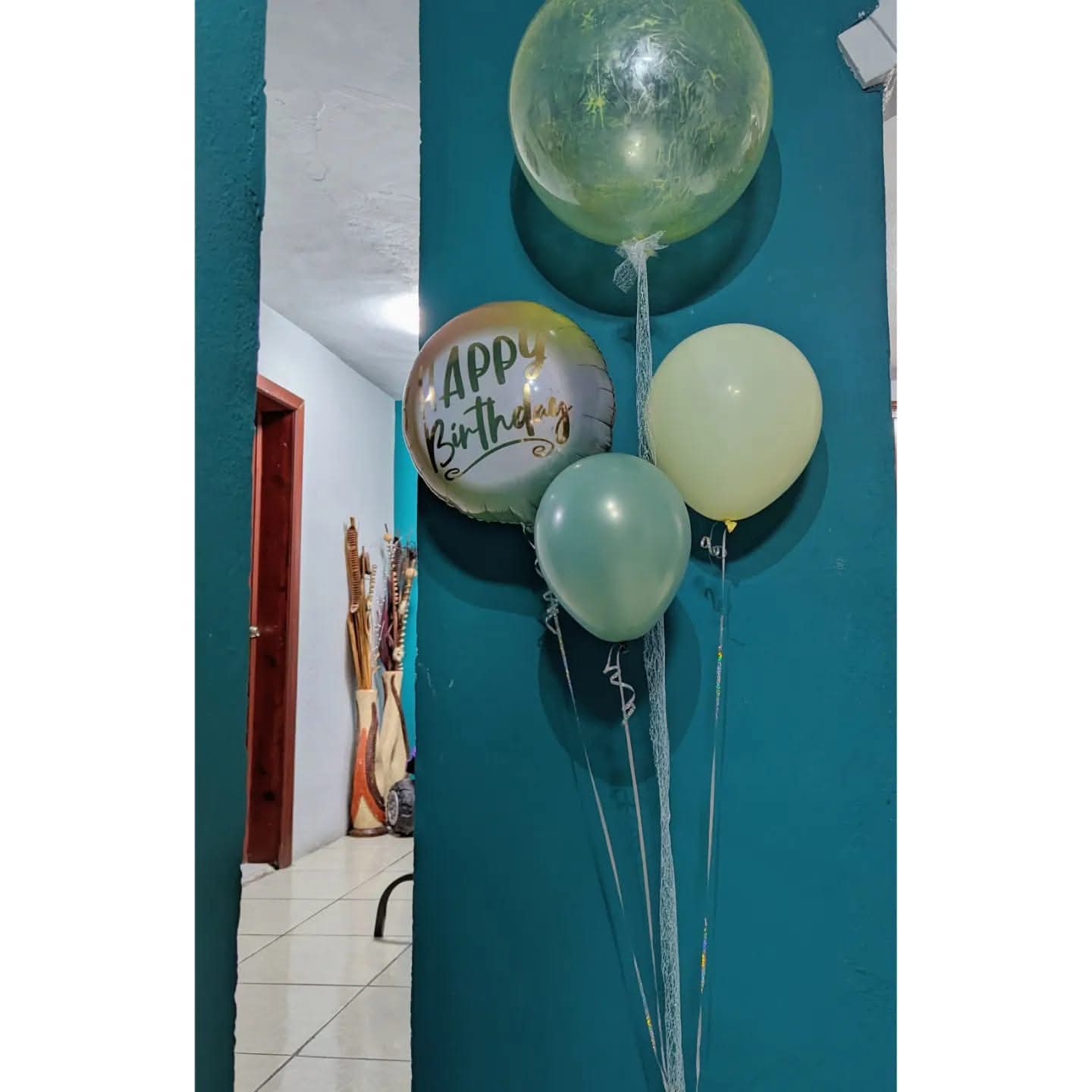 Bouquet amarillo neon