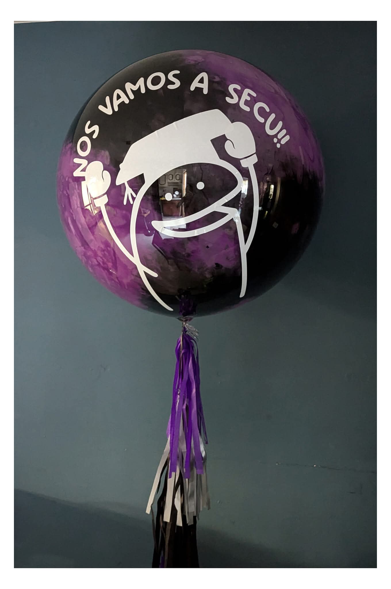 Burbuja Morado Negro Monito