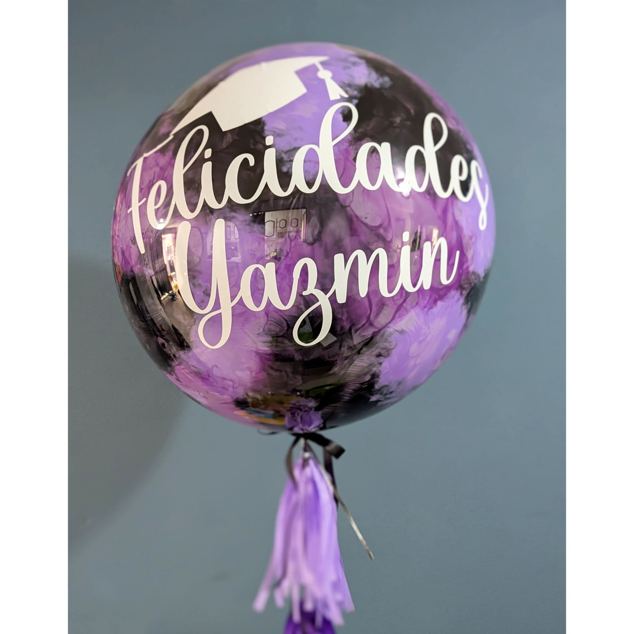 Burbuja Morado Negro 2