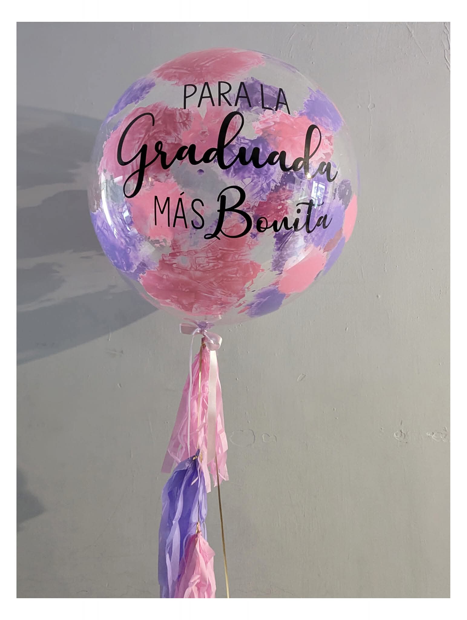 Burbuja Morado Rosa Manchas