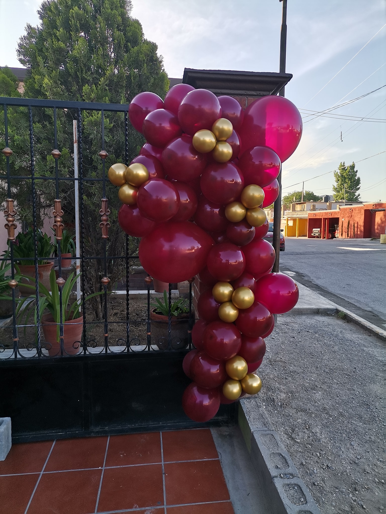 Decoracion Vino Dorado