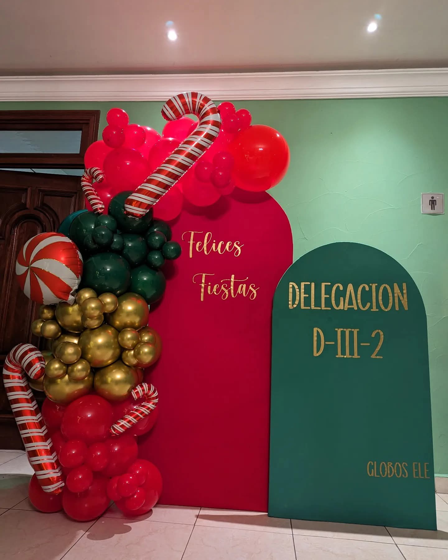 Doble Mampara Posada Navidad